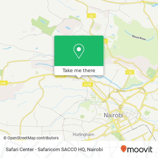 Safari Center - Safaricom SACCO HQ map