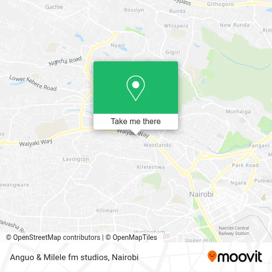 Anguo & Milele fm studios map