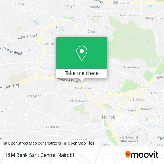 I&M Bank Sarit Centre map