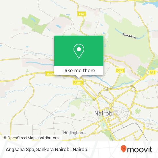 Angsana Spa, Sankara Nairobi map