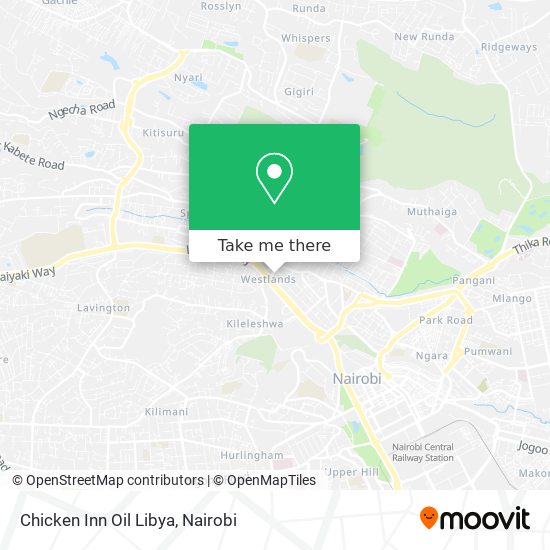 Chicken Inn Oil Libya map