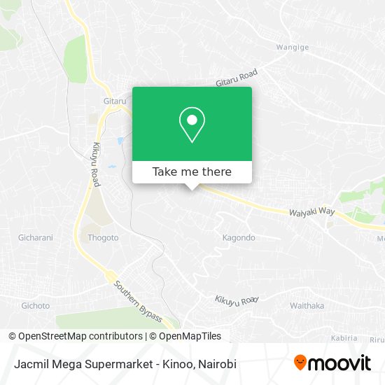 Jacmil Mega Supermarket - Kinoo map