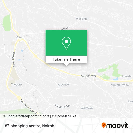 87 shopping centre map