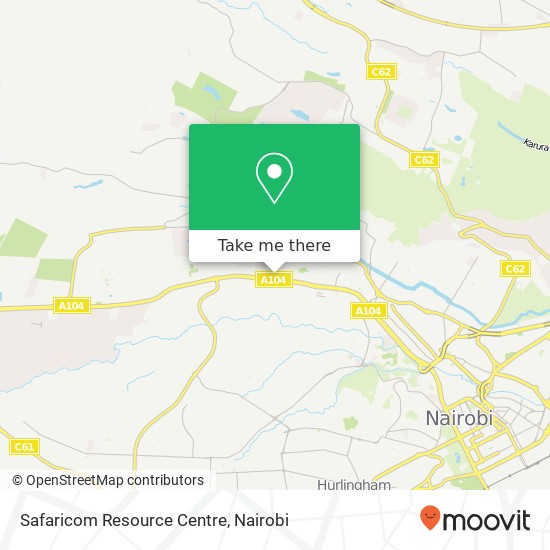 Safaricom Resource Centre map