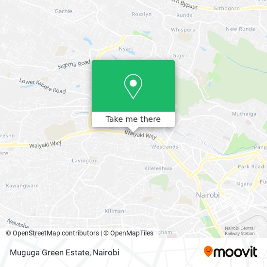 Muguga Green Estate map