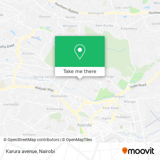 Karura avenue map
