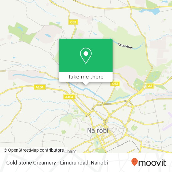 Cold stone Creamery - Limuru road map
