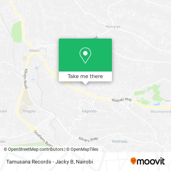 Tamusana Records - Jacky B map