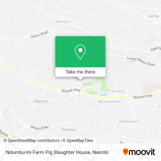 Ndumbu-ini Farm Pig Slaughter House map