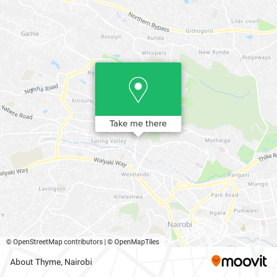 About Thyme map