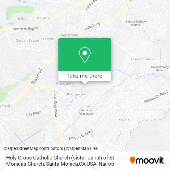 Holy Cross Catholic Church map