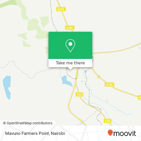 Mavuno Farmers Point map