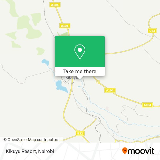 Kikuyu Resort map