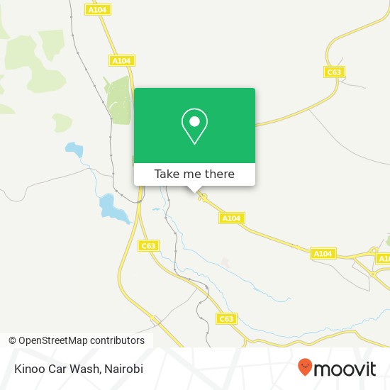 Kinoo Car Wash map