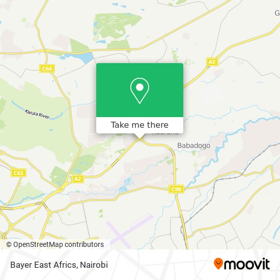 Bayer East Africs map