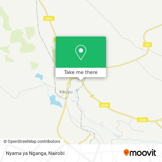 Nyama ya Nganga map