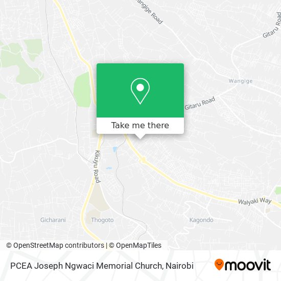 PCEA Joseph Ngwaci Memorial Church map