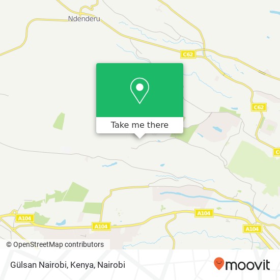 Gülsan Nairobi, Kenya map