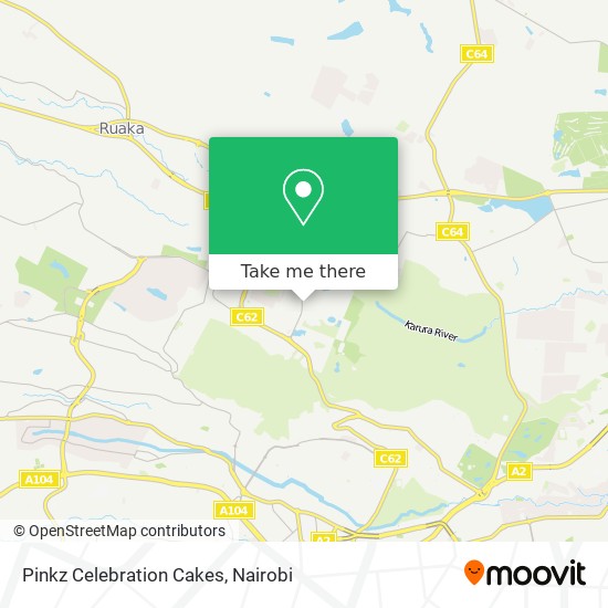 Pinkz Celebration Cakes map