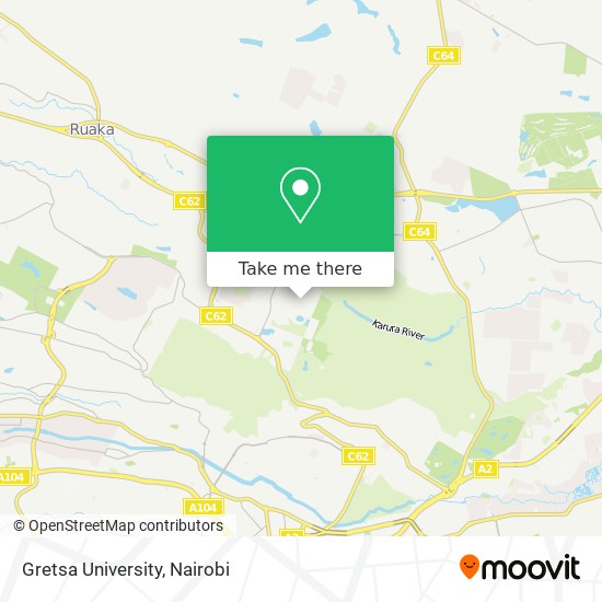 Gretsa University map