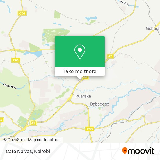 Cafe Naivas map