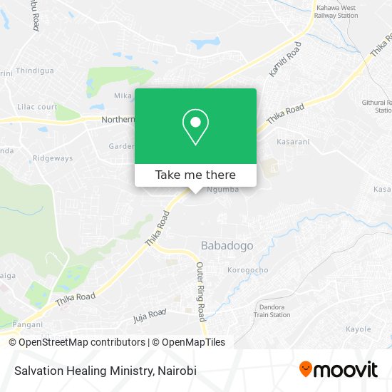 Salvation Healing Ministry map