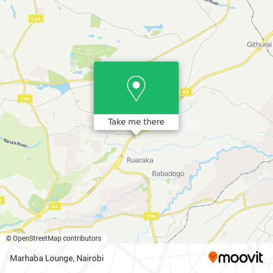 Marhaba Lounge map