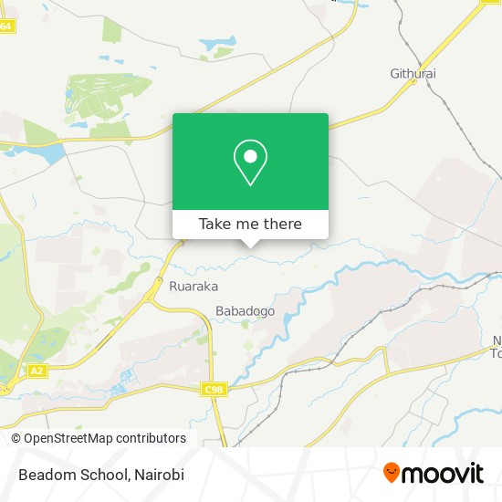 Beadom School map