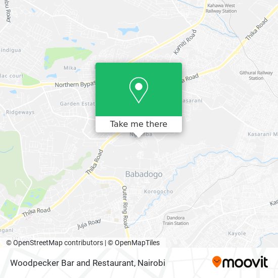 Woodpecker Bar and Restaurant map