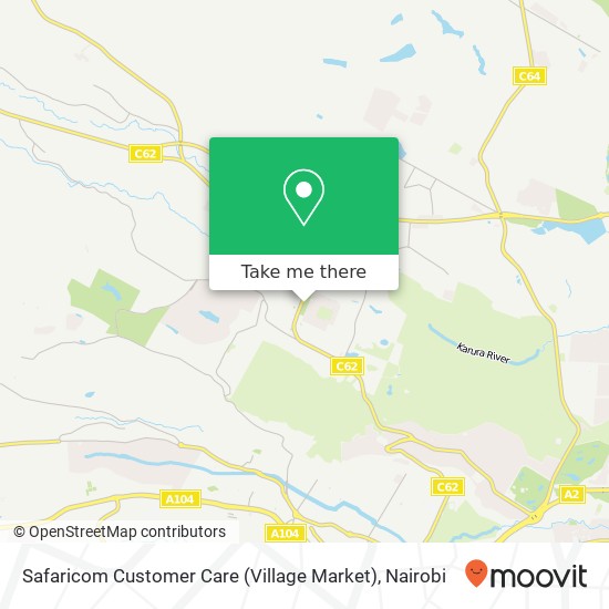 Safaricom Customer Care (Village Market) map