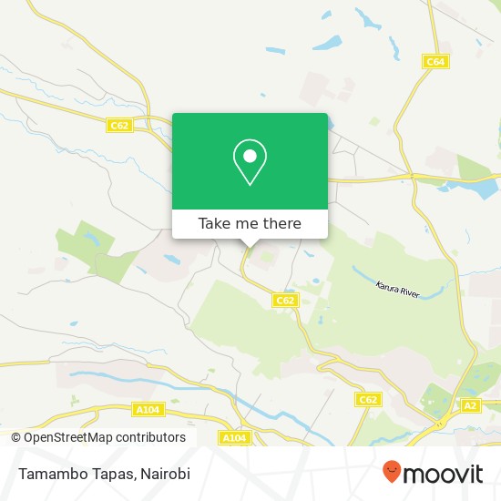 Tamambo Tapas map