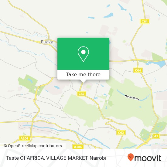 Taste Of AFRICA, VILLAGE MARKET map