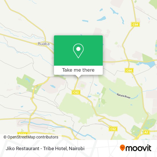 Jiko Restaurant - Tribe Hotel map