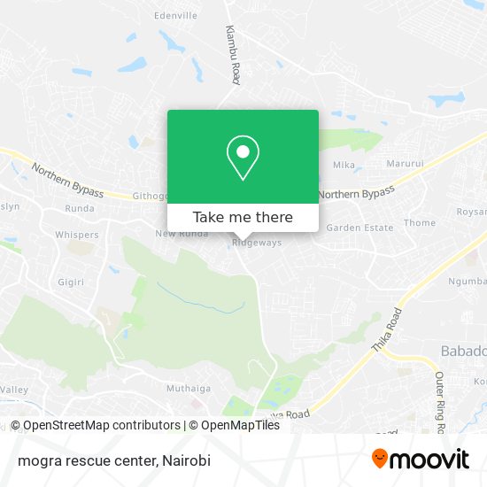 mogra rescue center map