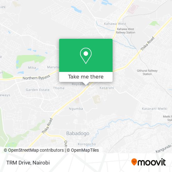 TRM Drive map