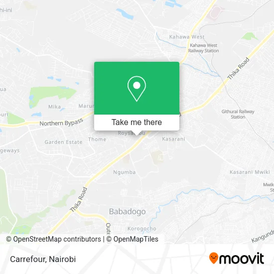 Carrefour map