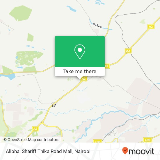 Alibhai Shariff Thika Road Mall map