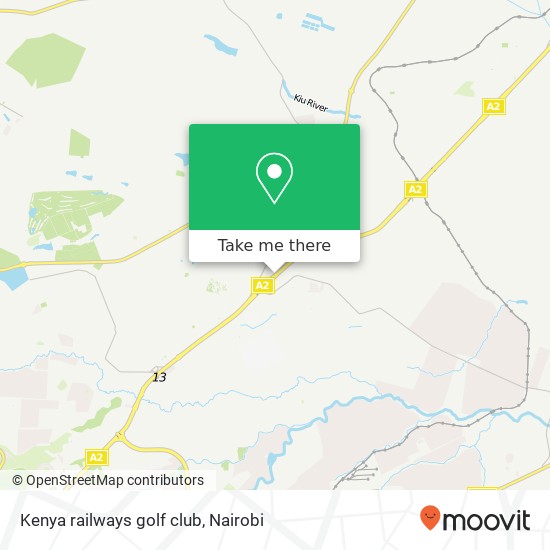 Kenya railways golf club map