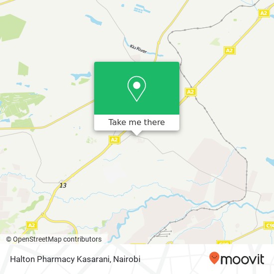Halton Pharmacy Kasarani map