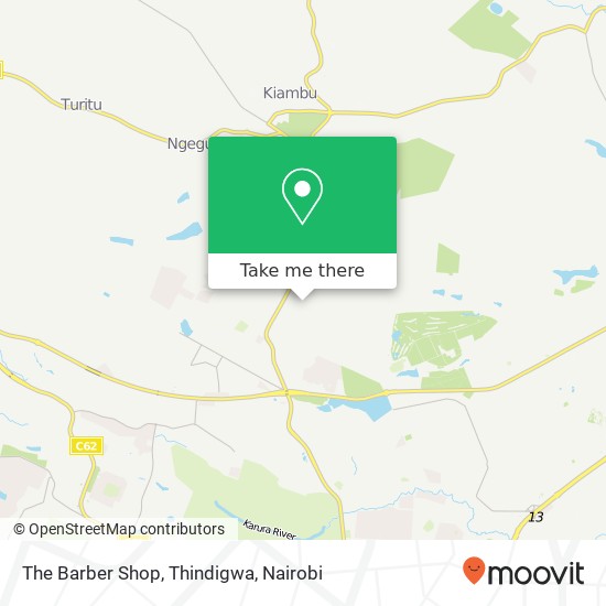 The Barber Shop, Thindigwa map