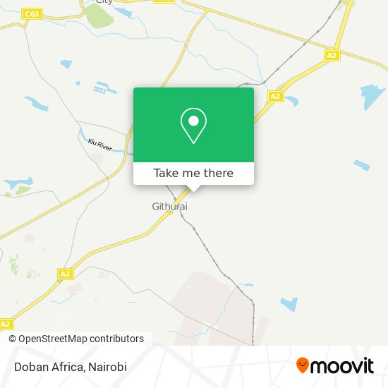 Doban Africa map