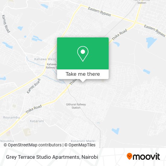 Grey Terrace Studio Apartments map