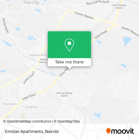 Emidan Apartments map