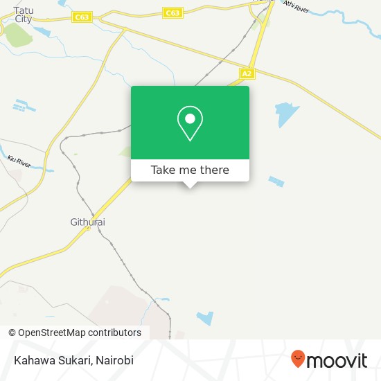 Kahawa Sukari map