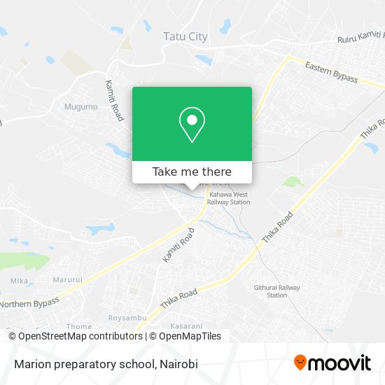 Marion preparatory school map