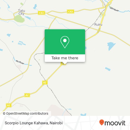 Scorpio Lounge Kahawa map