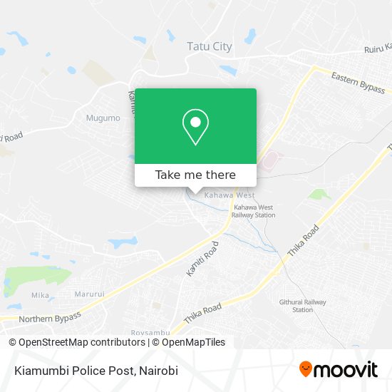 Kiamumbi Police Post map