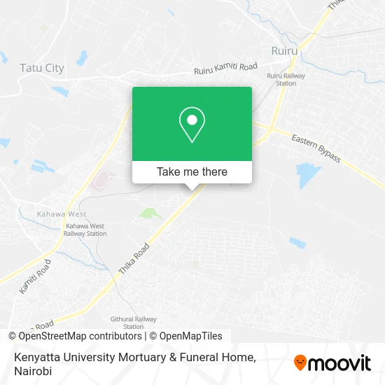 Kenyatta University Mortuary & Funeral Home map
