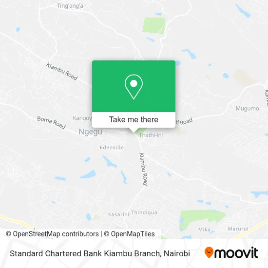 Standard Chartered Bank Kiambu Branch map