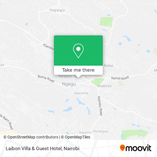 Laibon Villa & Guest Hotel map